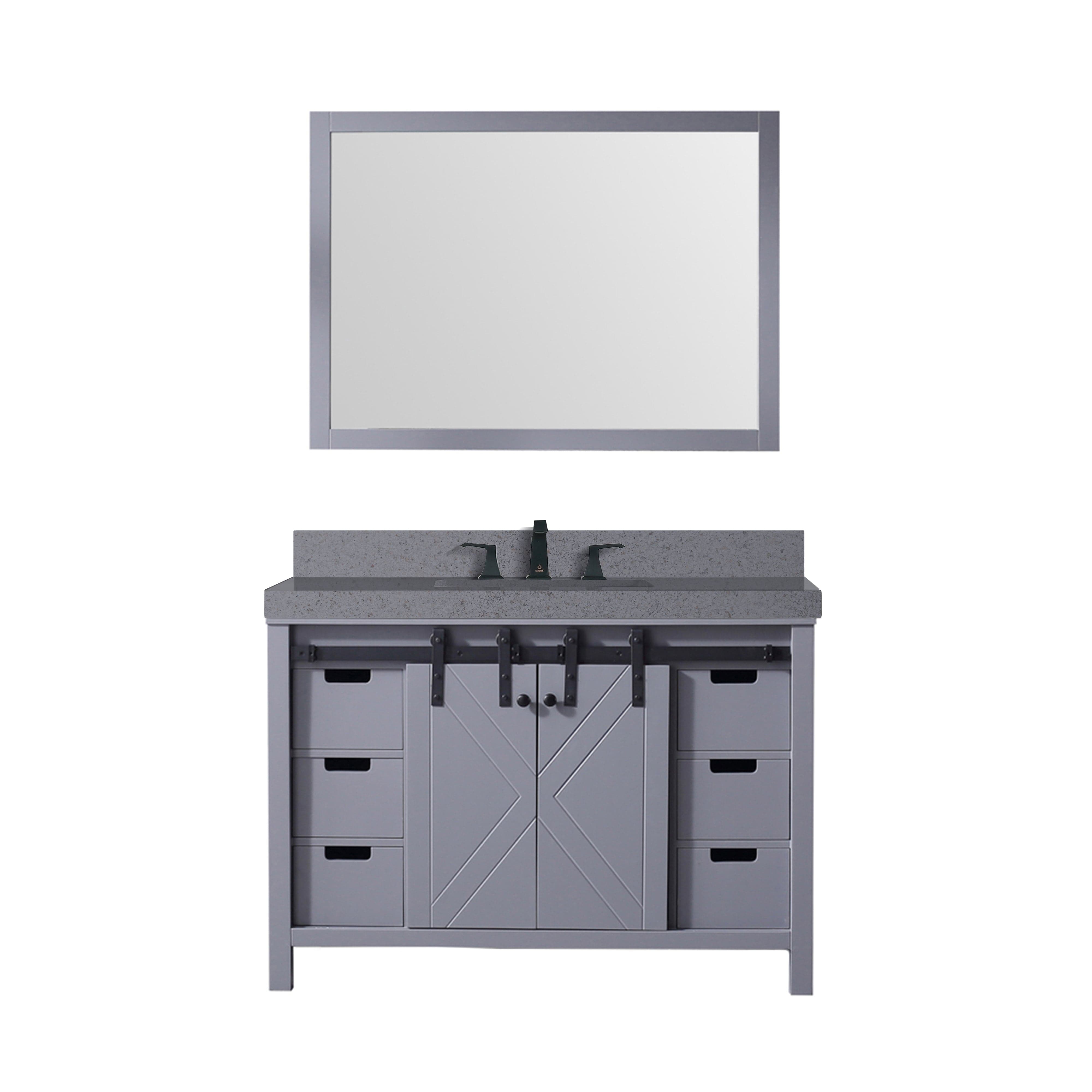 Marsyas 48" x 22" Single Bath Vanity Bathroom Vanity - Shop at Home Craft Studio - 2