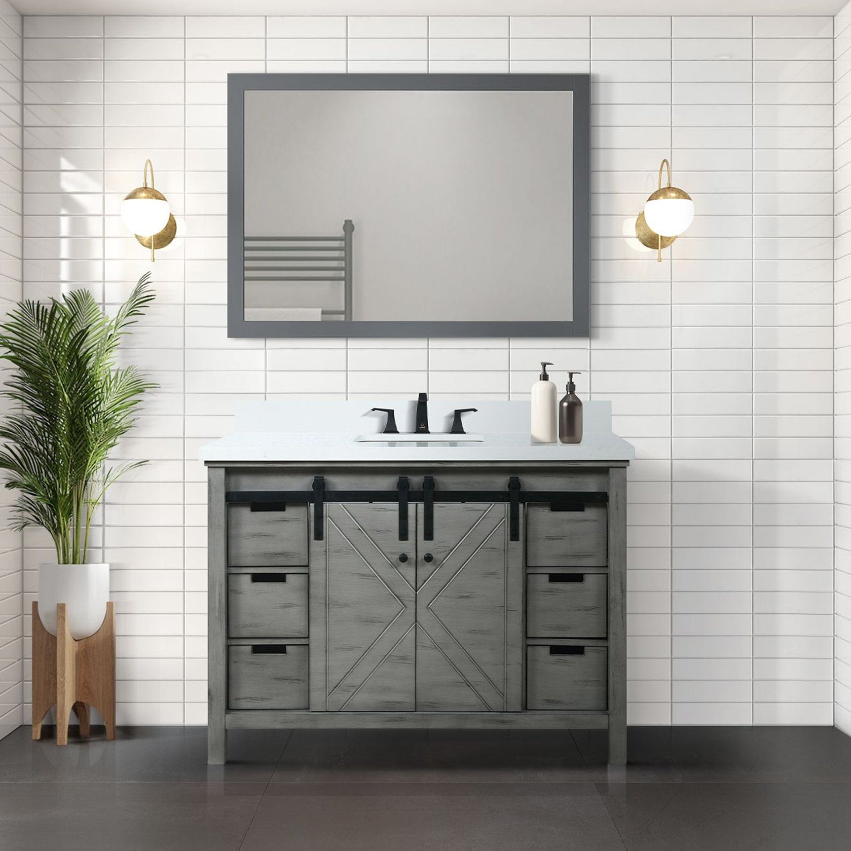 Marsyas 48" x 22" Single Bath Vanity Bathroom Vanity - Shop at Home Craft Studio - 9