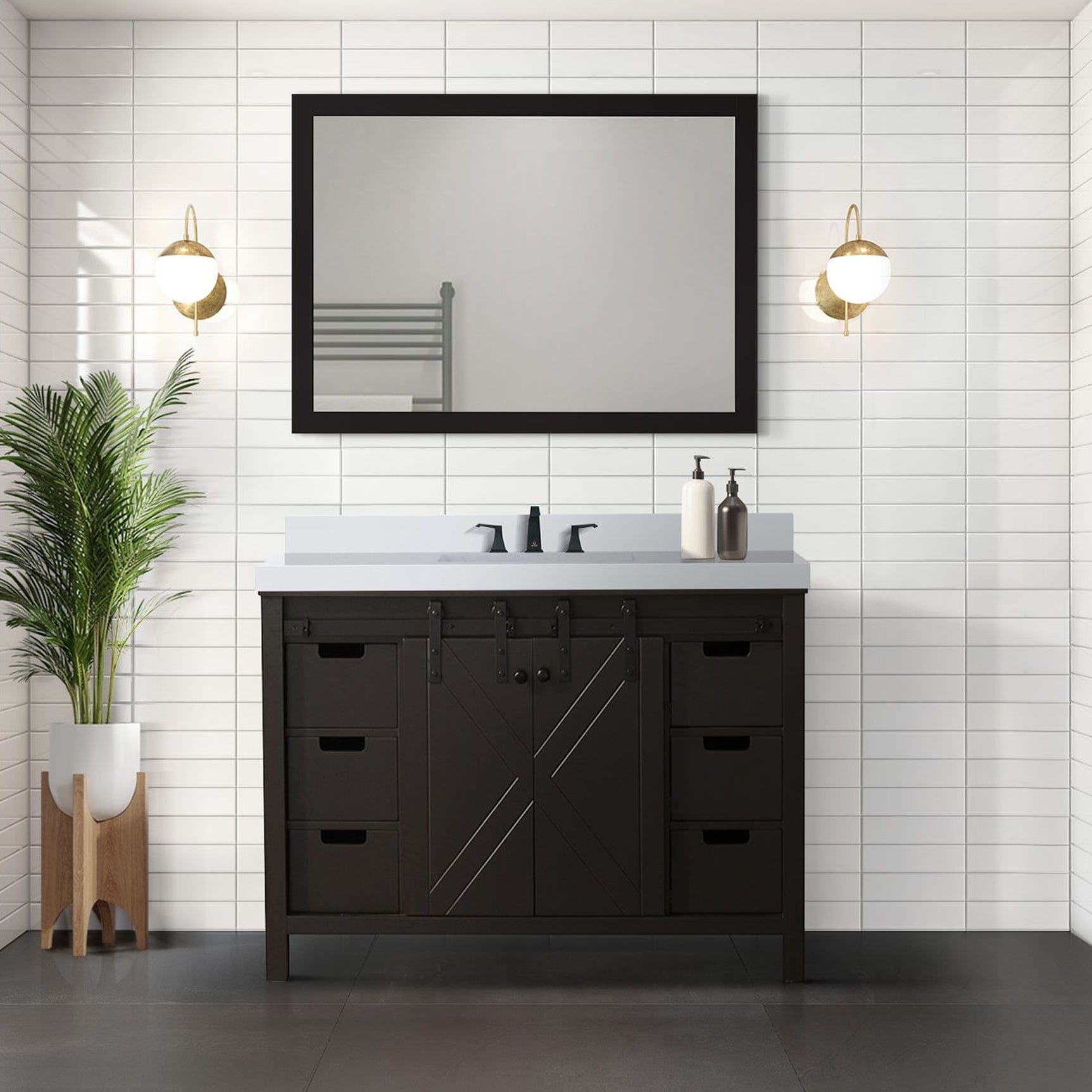 Marsyas 48" x 22" Single Bath Vanity Bathroom Vanity - Shop at Home Craft Studio - 12