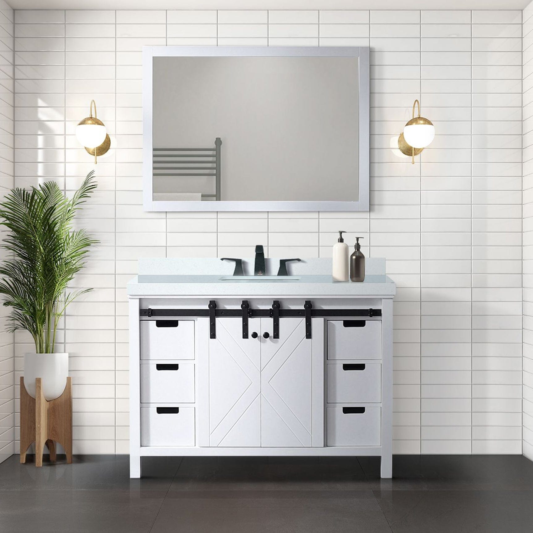 Marsyas 48" x 22" Single Bath Vanity Bathroom Vanity - Shop at Home Craft Studio - 17