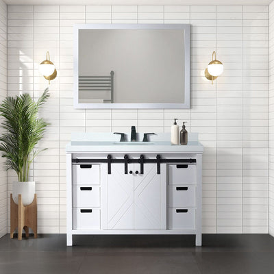 Marsyas 48" x 22" Single Bath Vanity Bathroom Vanity - Shop at Home Craft Studio - 17