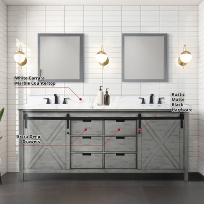 Marsyas 80" x 22" Double Bath Vanity Bathroom Vanity - Shop at Home Craft Studio - 8