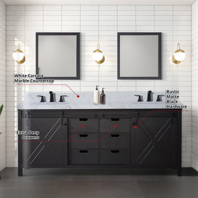 Marsyas 80" x 22" Double Bath Vanity Bathroom Vanity - Shop at Home Craft Studio - 15