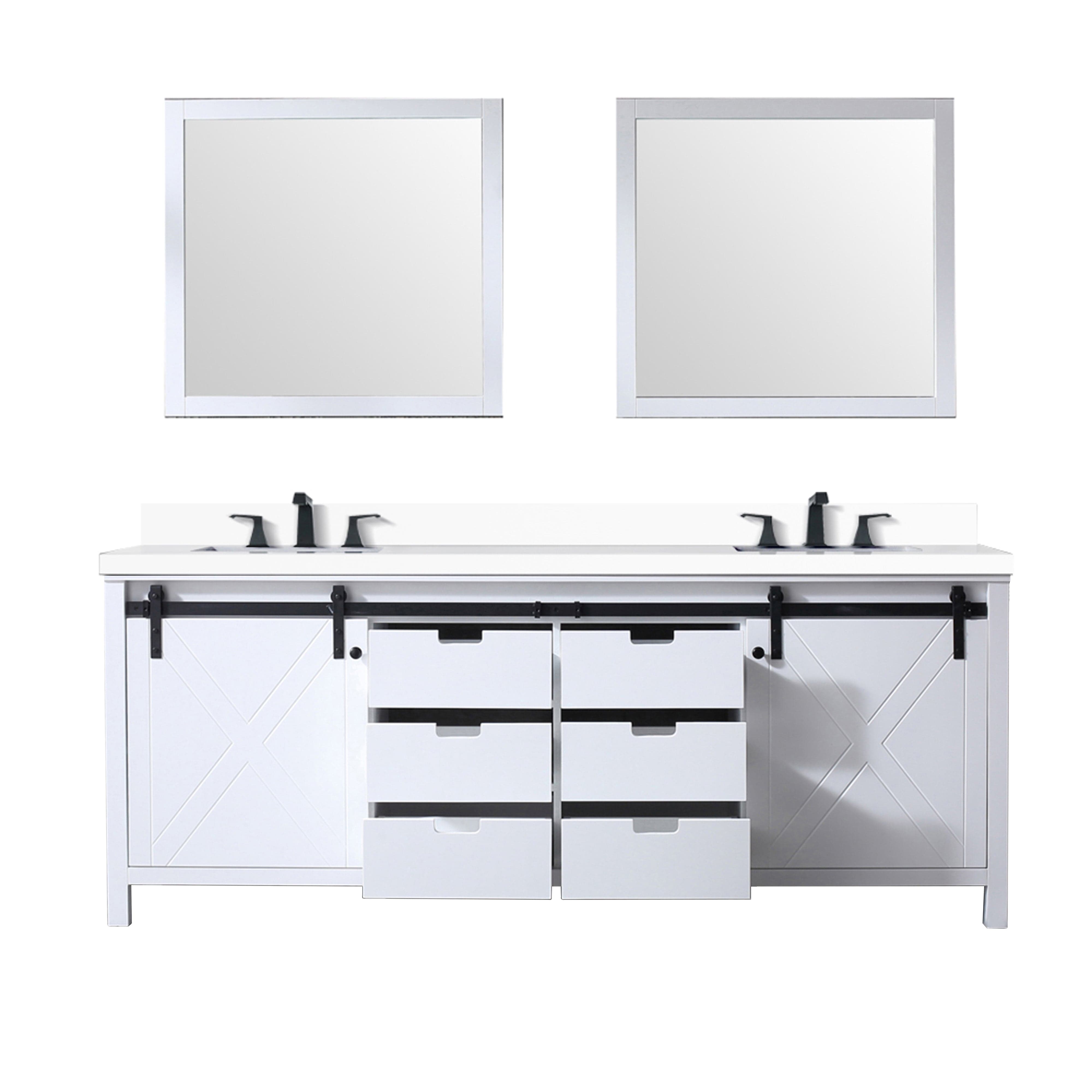 Marsyas 80" x 22" Double Bath Vanity Bathroom Vanity - Shop at Home Craft Studio - 17