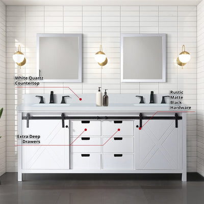 Marsyas 80" x 22" Double Bath Vanity Bathroom Vanity - Shop at Home Craft Studio - 19