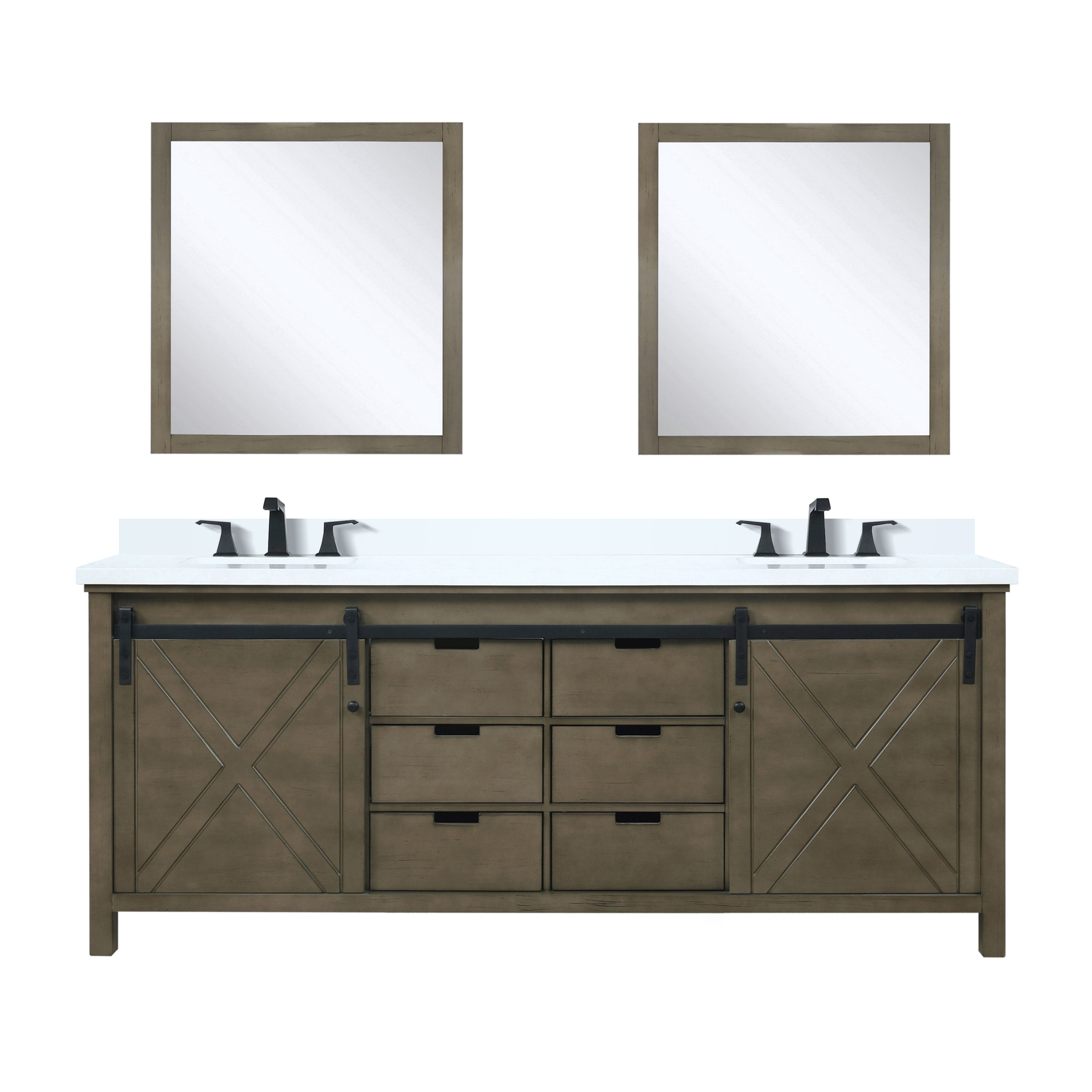 Marsyas 84" x 22" Double Bath Vanity Bathroom Vanity - Shop at Home Craft Studio - 11