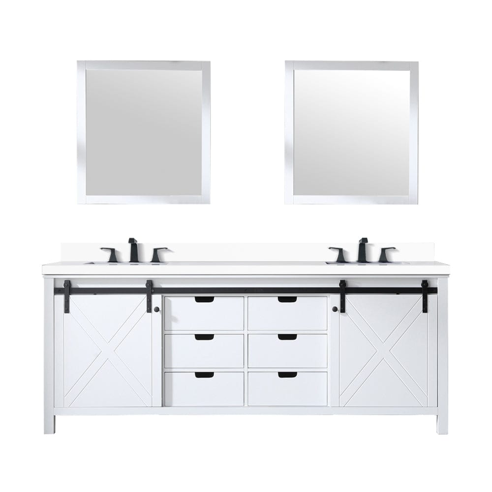 Marsyas 84" x 22" Double Bath Vanity Bathroom Vanity - Shop at Home Craft Studio - 17