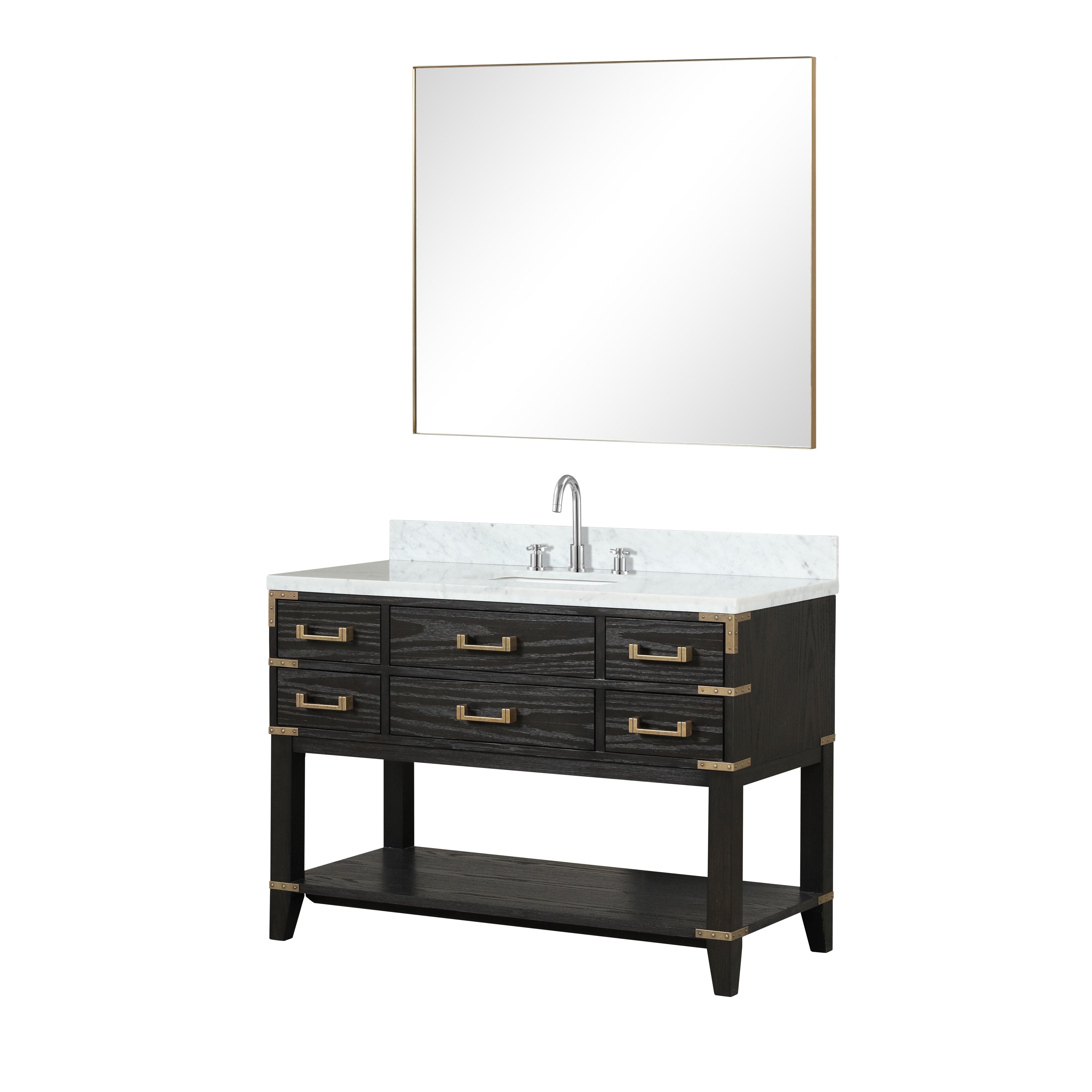 Norwalk 48" x 22" Single Bath Vanity Bathroom Vanity - Shop at Home Craft Studio - 4