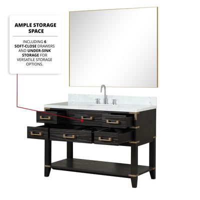 Norwalk 48" x 22" Single Bath Vanity Bathroom Vanity - Shop at Home Craft Studio - 9