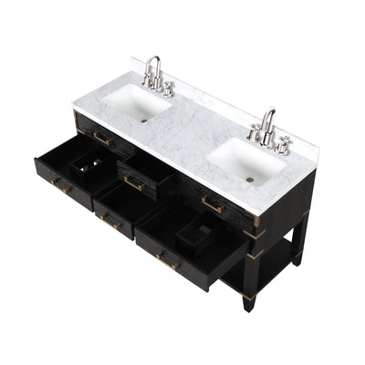 Norwalk 60" x 22" Double Bath Vanity Bathroom Vanity - Shop at Home Craft Studio - 6
