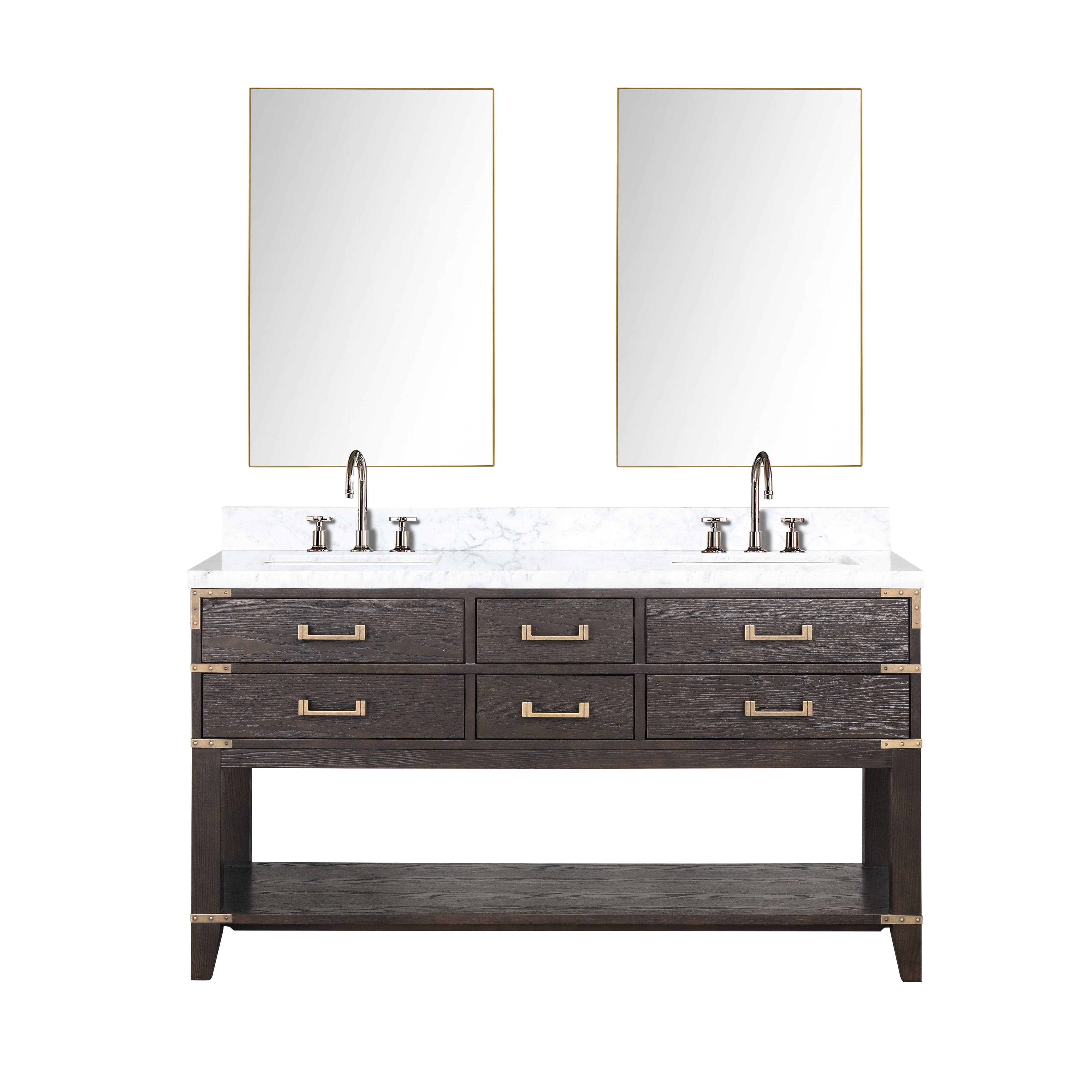 Norwalk 60" x 22" Double Bath Vanity Bathroom Vanity - Shop at Home Craft Studio - 10