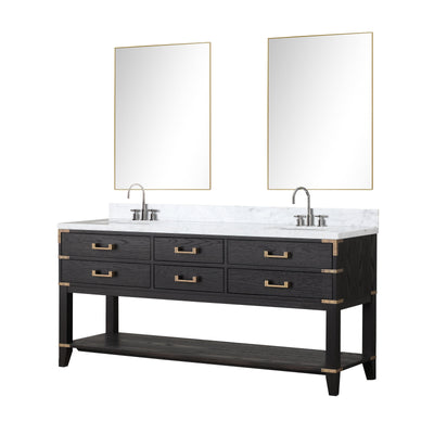 Norwalk 72" x 22" Double Bath Vanity Bathroom Vanity - Shop at Home Craft Studio - 4