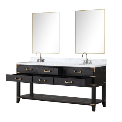 Norwalk 72" x 22" Double Bath Vanity Bathroom Vanity - Shop at Home Craft Studio - 5
