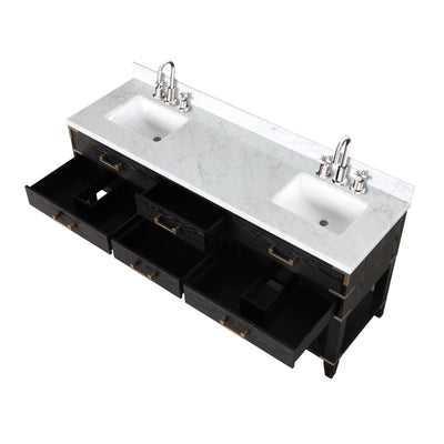 Norwalk 72" x 22" Double Bath Vanity Bathroom Vanity - Shop at Home Craft Studio - 6