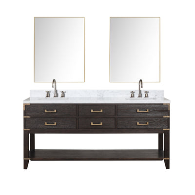 Norwalk 72" x 22" Double Bath Vanity Bathroom Vanity - Shop at Home Craft Studio - 11