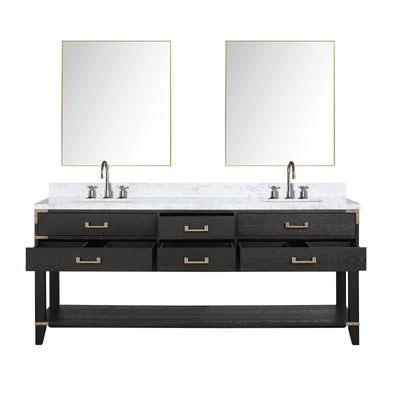 Norwalk 80" x 22" Double Bath Vanity Bathroom Vanity - Shop at Home Craft Studio - 3