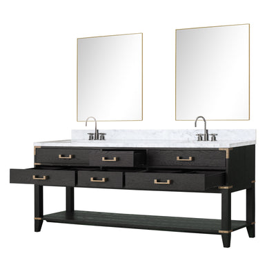 Norwalk 80" x 22" Double Bath Vanity Bathroom Vanity - Shop at Home Craft Studio - 5