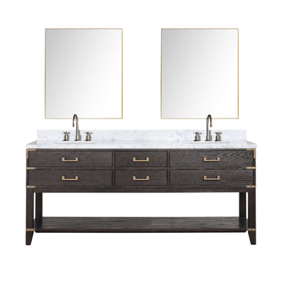 Norwalk 80" x 22" Double Bath Vanity Bathroom Vanity - Shop at Home Craft Studio - 11
