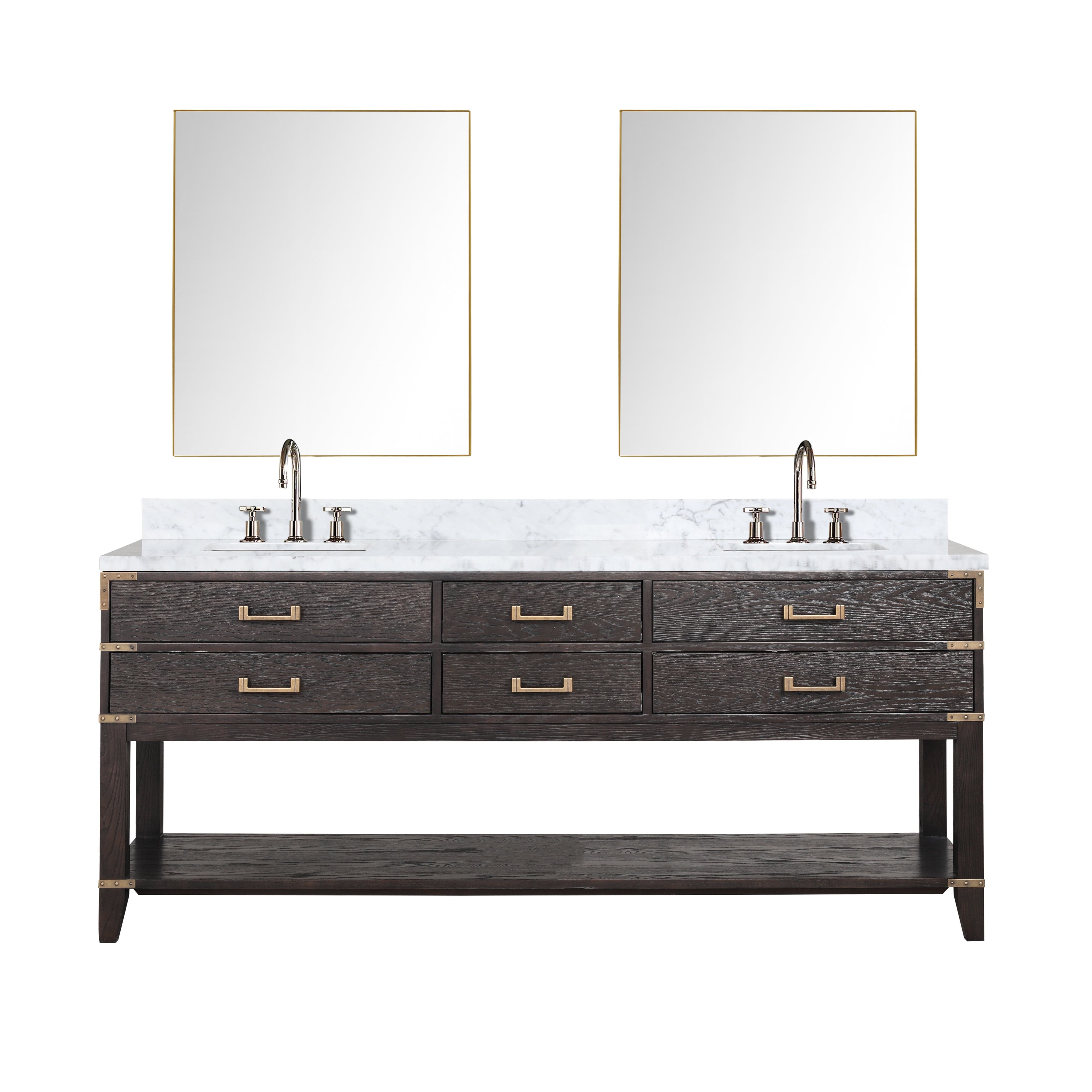 Norwalk 80" x 22" Double Bath Vanity Bathroom Vanity - Shop at Home Craft Studio - 11