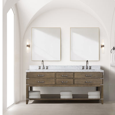 Norwalk 80" x 22" Double Bath Vanity Bathroom Vanity - Shop at Home Craft Studio - 12