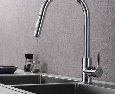 Olivi Brass Kitchen Faucet w/ Pull Out Sprayer Faucet - Shop at Home Craft Studio - 2