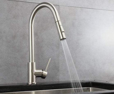 Olivi Brass Kitchen Faucet w/ Pull Out Sprayer Faucet - Shop at Home Craft Studio - 3