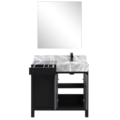 Zilara 36" Black and Grey Vanity Bathroom Vanity - Shop at Home Craft Studio - 7