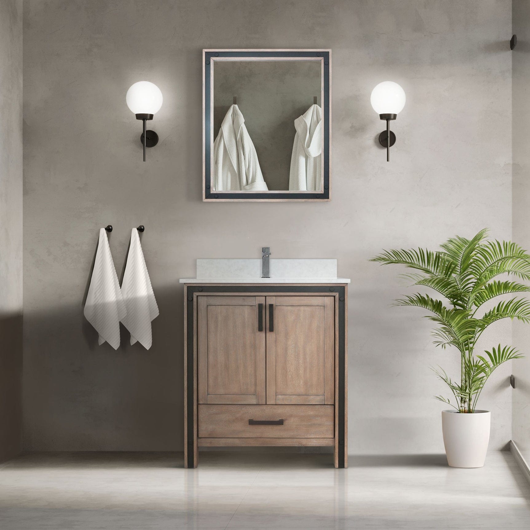 Ziva 30" x 22" Single Bath Vanity Bathroom Vanity - Shop at Home Craft Studio - 13