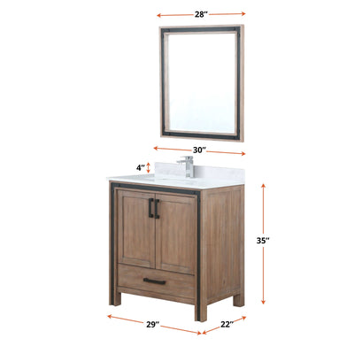 Ziva 30" x 22" Single Bath Vanity Bathroom Vanity - Shop at Home Craft Studio - 16