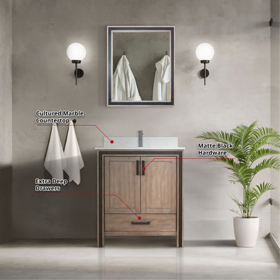 Ziva 30" x 22" Single Bath Vanity Bathroom Vanity - Shop at Home Craft Studio - 18