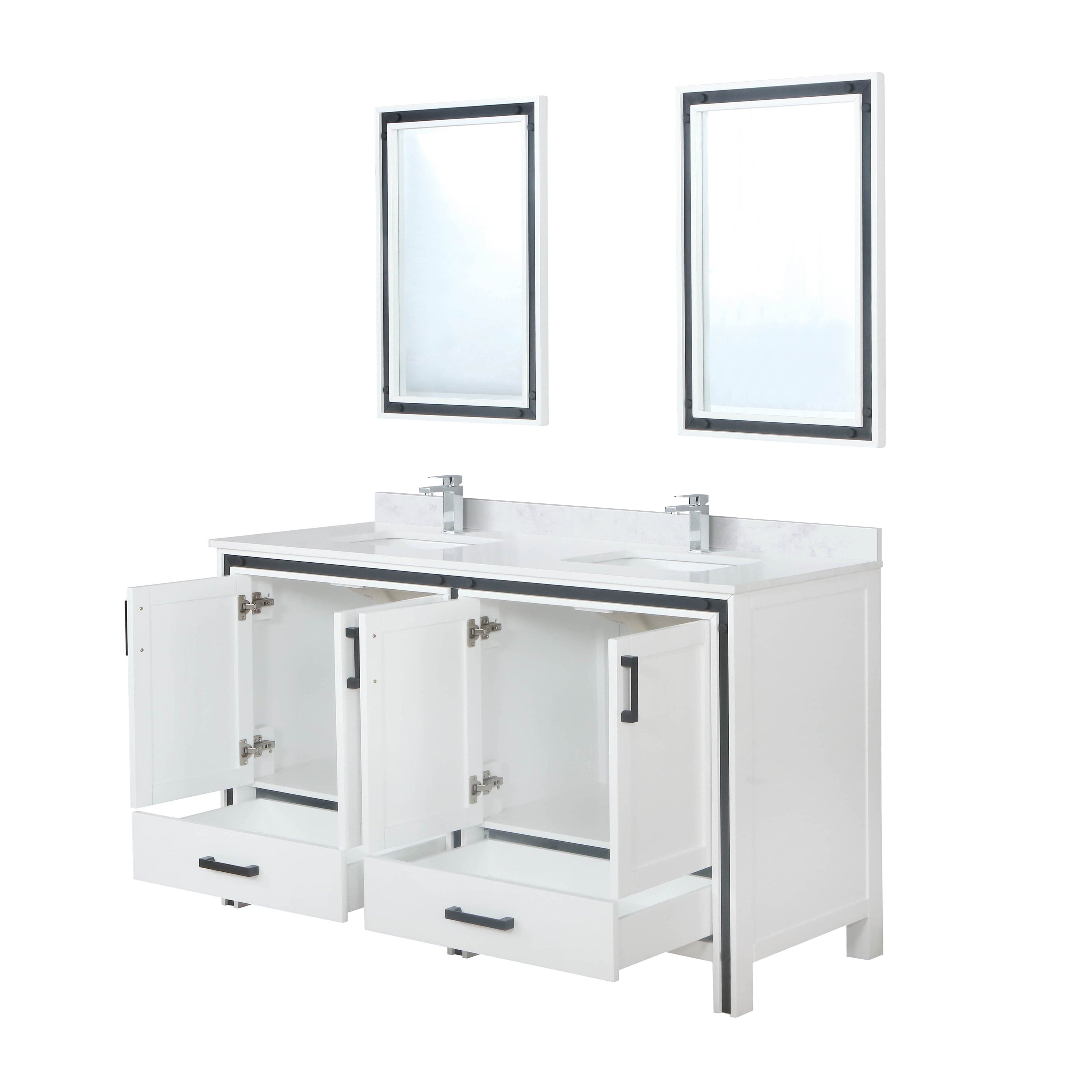 Ziva 60" x 22" Double Bath Vanity Bathroom Vanity - Shop at Home Craft Studio - 6