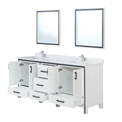 Ziva 72" x 22" Double Bath Vanity Bathroom Vanity - Shop at Home Craft Studio - 7