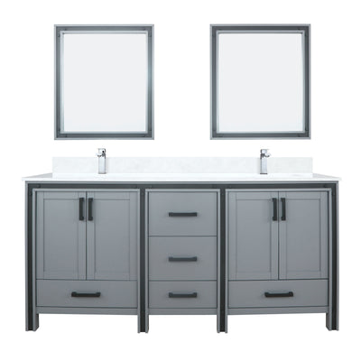 Ziva 72" x 22" Double Bath Vanity Bathroom Vanity - Shop at Home Craft Studio - 16