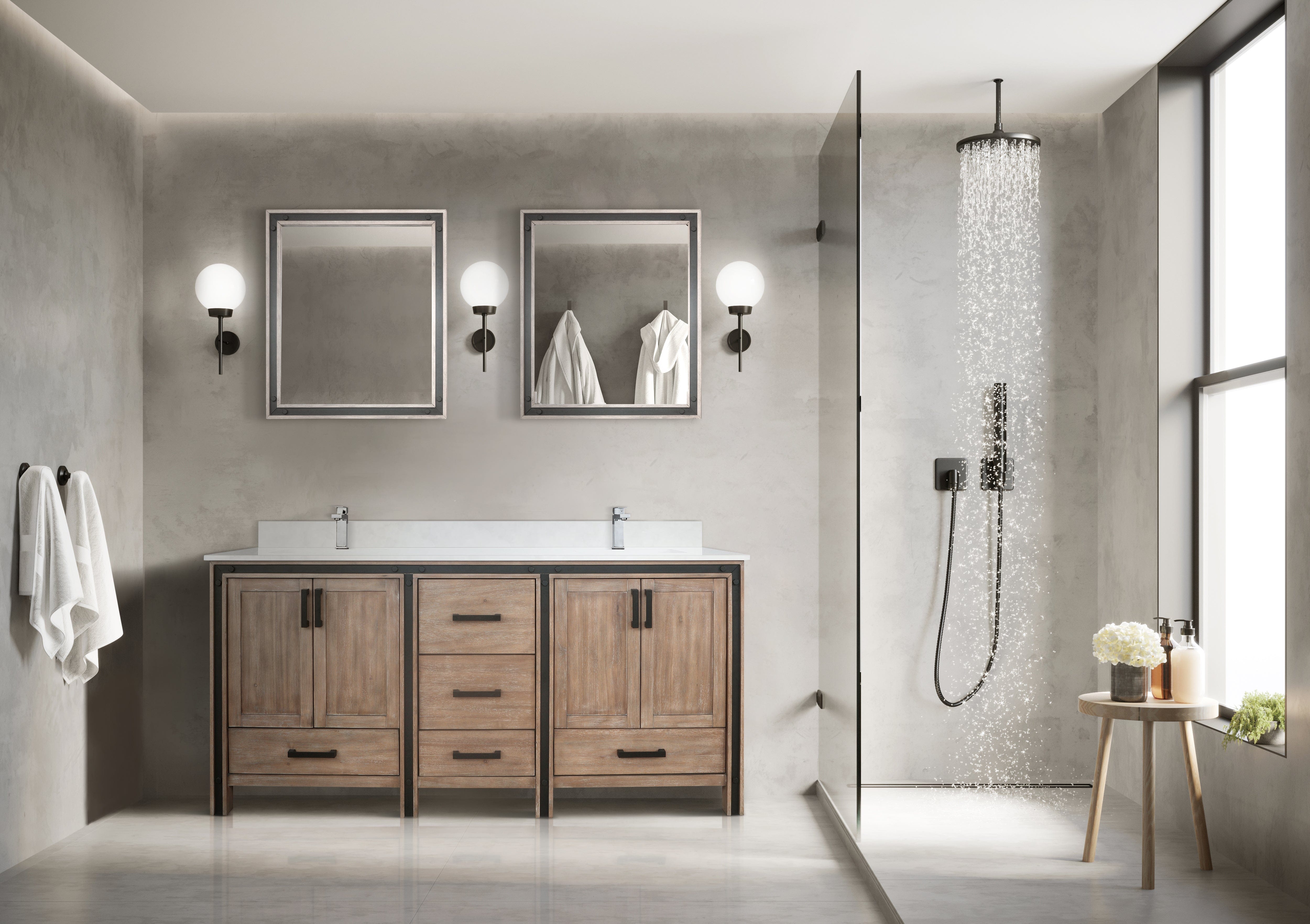 Ziva 72" x 22" Double Bath Vanity Bathroom Vanity - Shop at Home Craft Studio - 19
