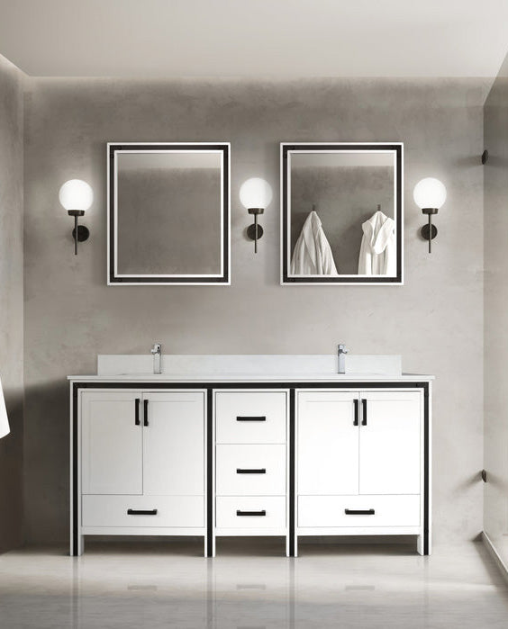 Ziva 80" x 22" Double Bath Vanity Bathroom Vanity - Shop at Home Craft Studio - 1