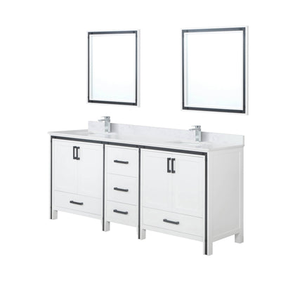 Ziva 80" x 22" Double Bath Vanity Bathroom Vanity - Shop at Home Craft Studio - 7