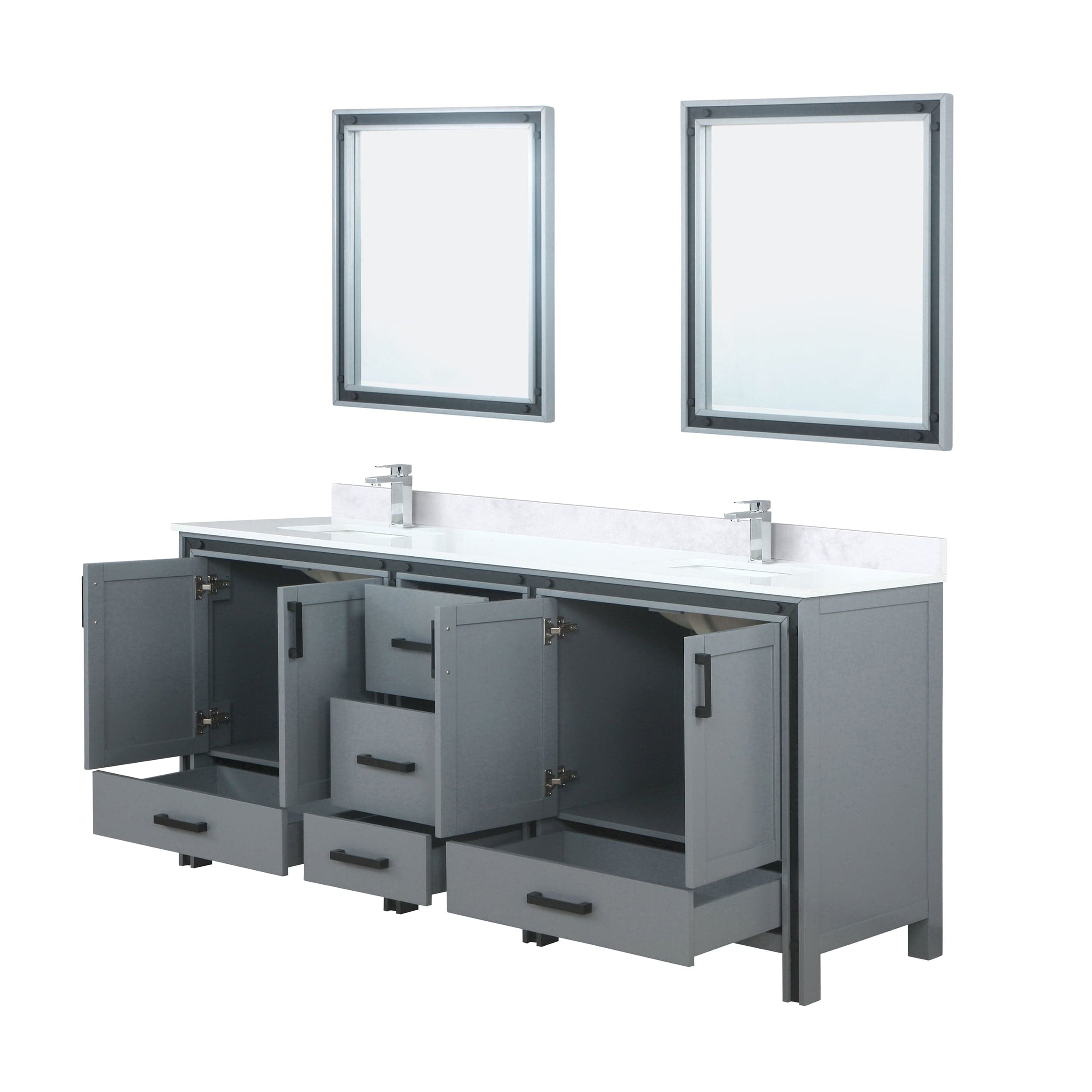Ziva 80" x 22" Double Bath Vanity Bathroom Vanity - Shop at Home Craft Studio - 10