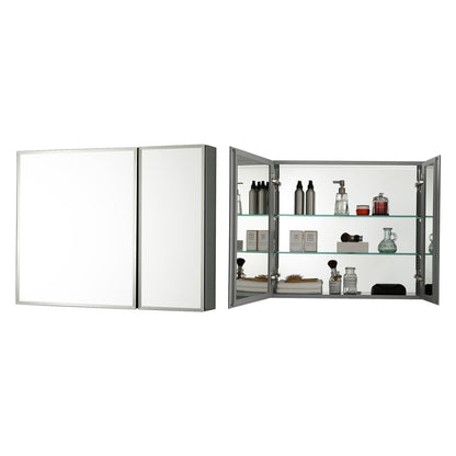 Aluminum Medicine Cabinet with Mirror – MC8 3026