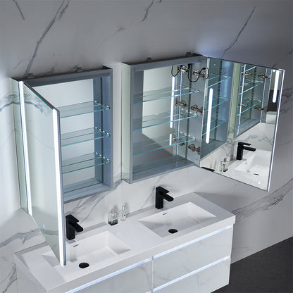 Pollux- 24 Inch LED Medicine Cabinet