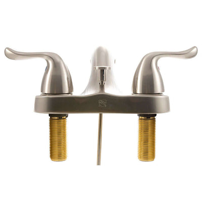 2 HANDLE BATHROOM FAUCET 4201-405 BRUSH NICKEL Kitchen & Bathroom Faucets - Shop at Home Craft Studio - 3