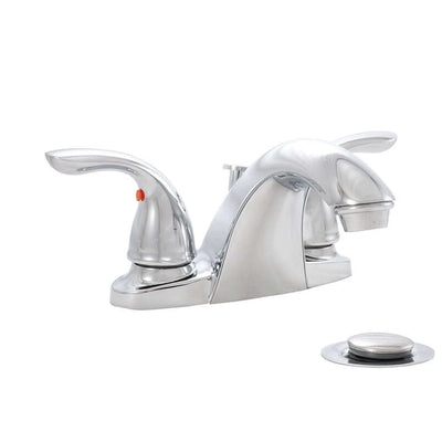 2 HANDLE BATHROOM FAUCET 4206-403 CHROME Kitchen & Bathroom Faucets - Shop at Home Craft Studio - 1