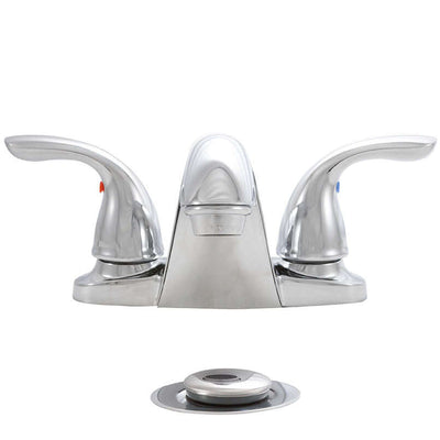 2 HANDLE BATHROOM FAUCET 4206-403 CHROME Kitchen & Bathroom Faucets - Shop at Home Craft Studio - 2