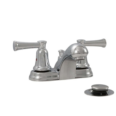 2 HANDLE BATHROOM FAUCET 4206-410 CHROME Kitchen & Bathroom Faucets - Shop at Home Craft Studio - 1