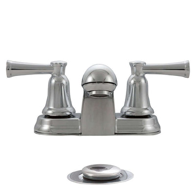 2 HANDLE BATHROOM FAUCET 4206-410 CHROME Kitchen & Bathroom Faucets - Shop at Home Craft Studio - 2