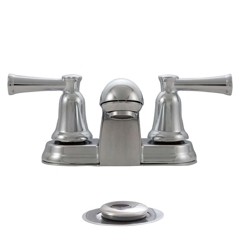 2 HANDLE BATHROOM FAUCET 4206-410 CHROME Kitchen & Bathroom Faucets - Shop at Home Craft Studio - 2