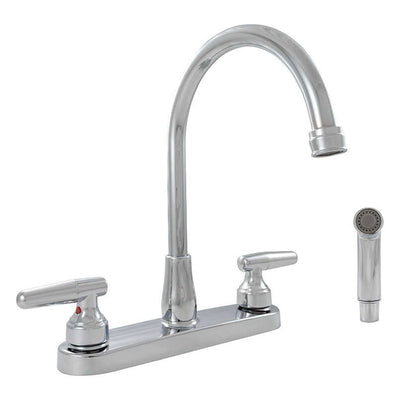 2 HANDLE KITCHEN FAUCET 8201-805 CHROME Kitchen & Bathroom Faucets - Shop at Home Craft Studio - 1