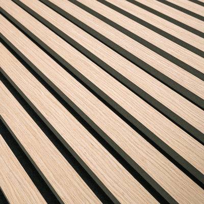 ACOUSTIC WOOD SLAT PANEL BLONDE 9.5X94.5 Acoustic Wood Slat - Shop at Home Craft Studio - 3