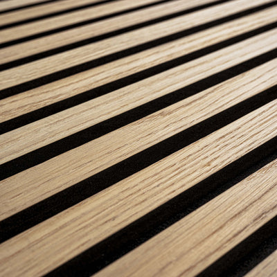 ACOUSTIC WOOD SLAT PANEL NATURAL 9.5X120 Acoustic Wood Slat - Shop at Home Craft Studio - 3
