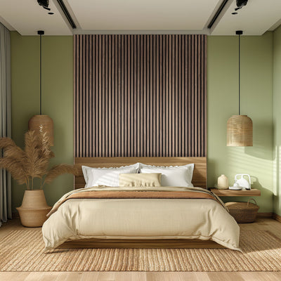 ACOUSTIC WOOD SLAT PANEL TAWNY 9.5X120 Acoustic Wood Slat - Shop at Home Craft Studio - 16