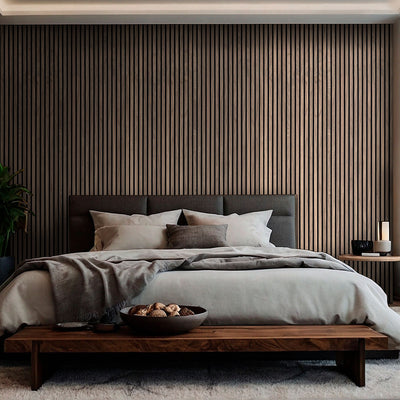 ACOUSTIC WOOD SLAT PANEL TAWNY 9.5X120 Acoustic Wood Slat - Shop at Home Craft Studio - 20